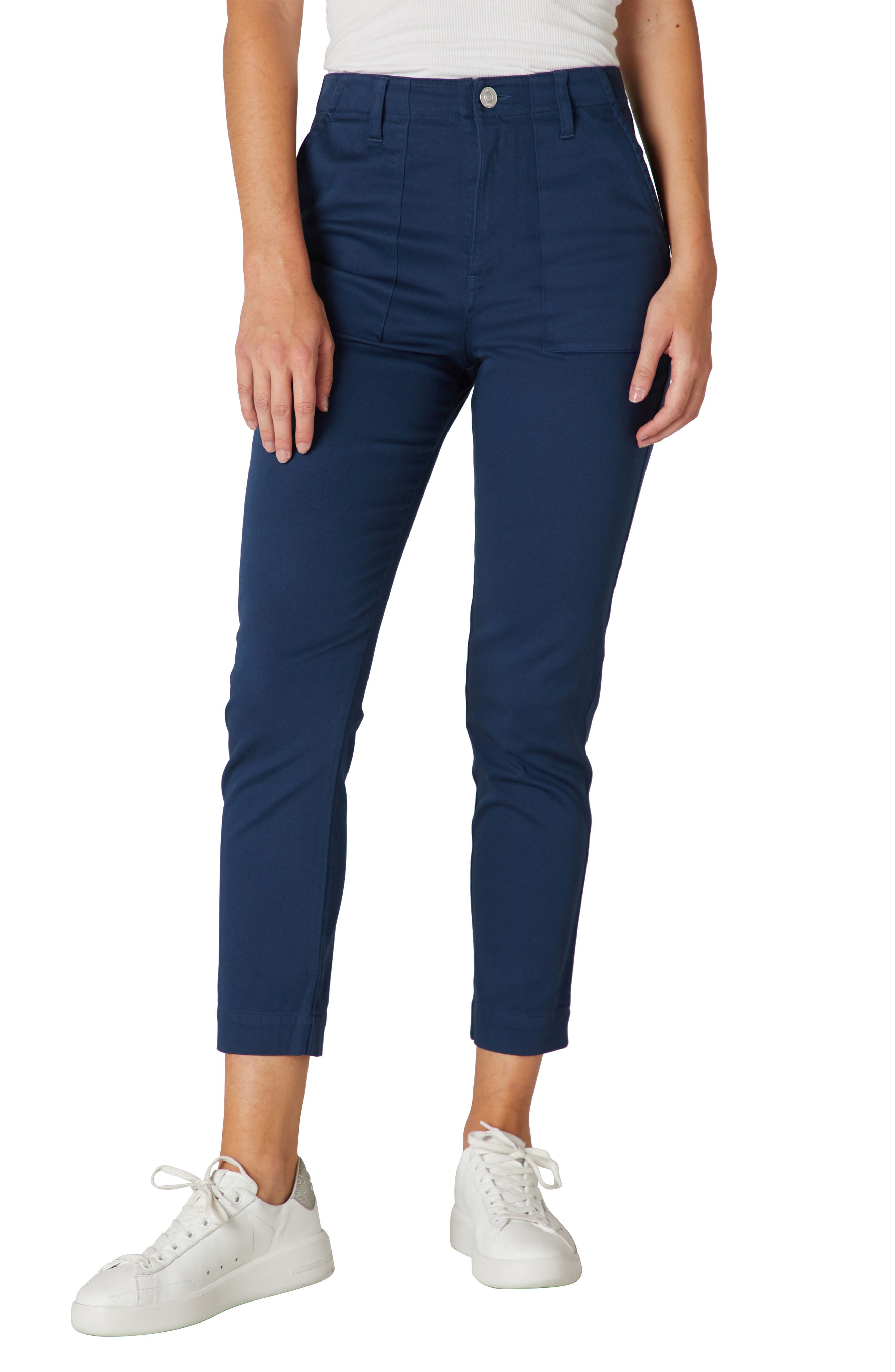 Women Jeans Pants Capri Crop Attention Skinny Dark Wash Denim Size 4 6 8 12 